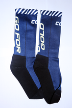 Load image into Gallery viewer, Go for Gold 2023 BLUE Socks by CCN