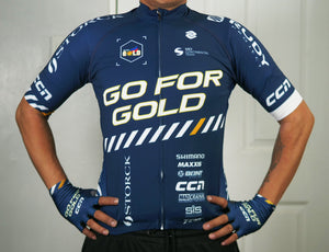 Go For Gold 2023 - Blue Retail Jersey and Bib Short Set by CCN