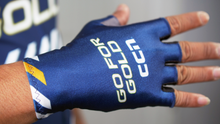 Load image into Gallery viewer, Go for Gold 2023 Blue Cycling Gloves by CCN